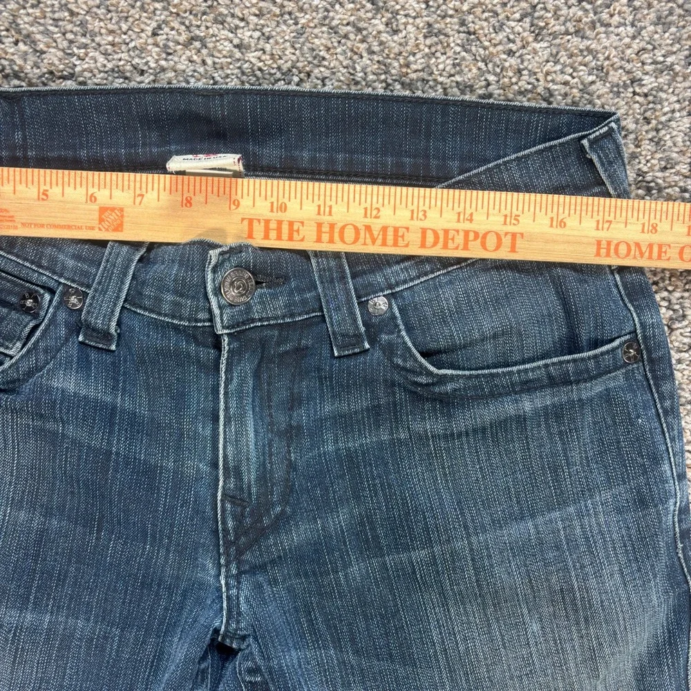 True Religion Ricky Men's 34 Jeans Straight Leg Dark Wash Made in USA MAC859EL